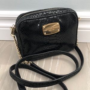 Michael Kors snakeskin crossbody purse